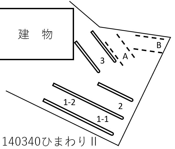 ひまわりⅡの駐車配置図