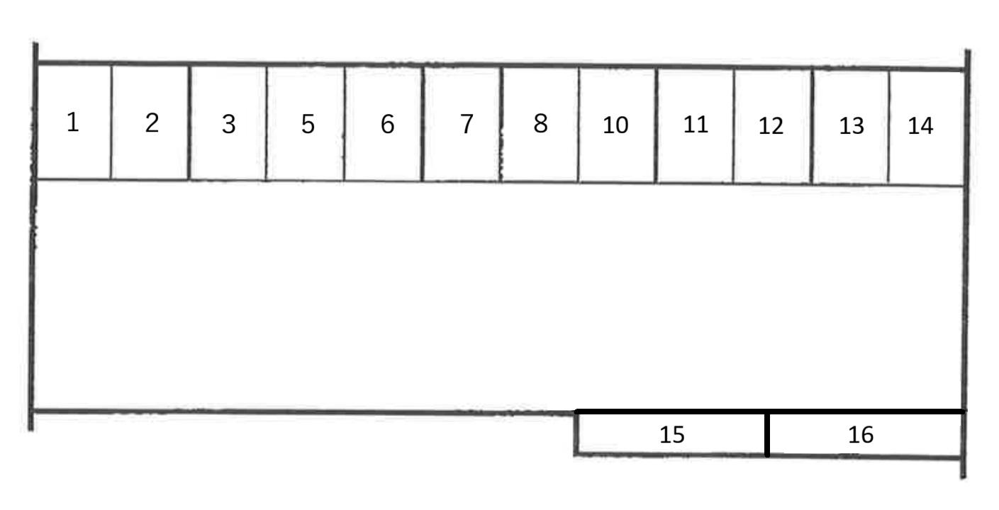 ＨＨパーキングの駐車配置図