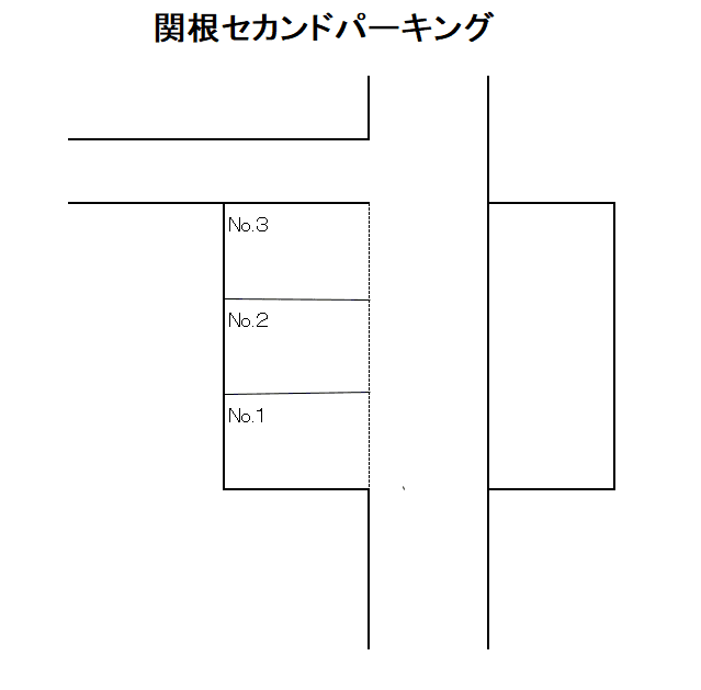 関根セカンドパーキングの駐車配置図