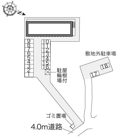 ムーンヒルズ(34380)の駐車配置図