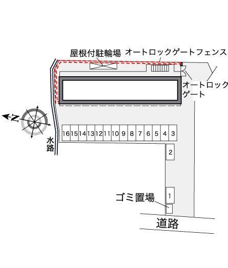 グランド　オープリー(37404)の駐車配置図
