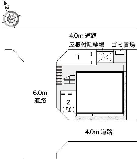 シェソワ広(46135)の駐車配置図
