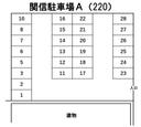 関信駐車場Ａ（220）の駐車場