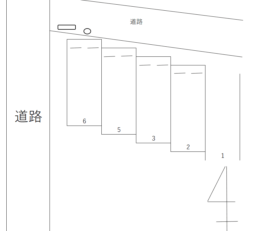 No.100の駐車配置図