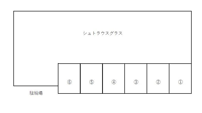 シュトラウスグラス駐車場の駐車配置図
