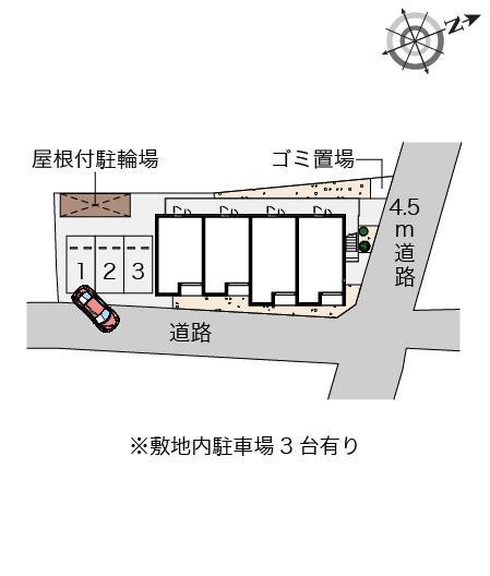 鎌倉　台ノ峰荘(55326)の駐車配置図