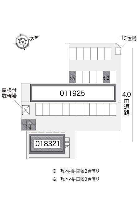 アマービレ(18321)の駐車配置図