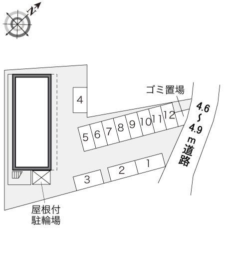 ＨＫスクエア(16331)の駐車配置図