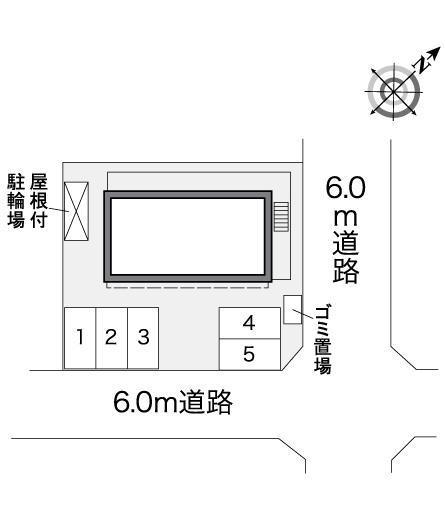 ドエル三条(27686)の駐車配置図