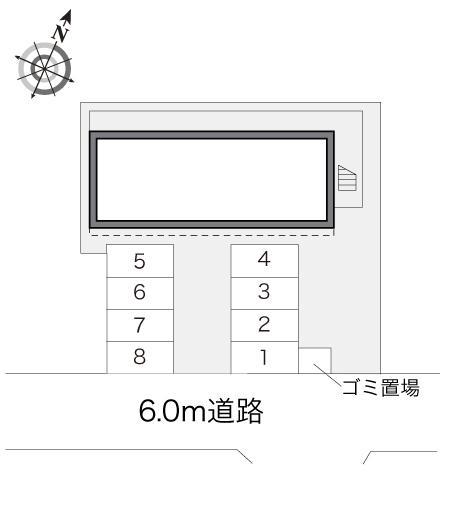 ピュア(16298)の駐車配置図