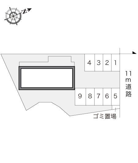 秋桜(11676)の駐車配置図