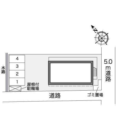 イーストハイツ(25848)の駐車配置図