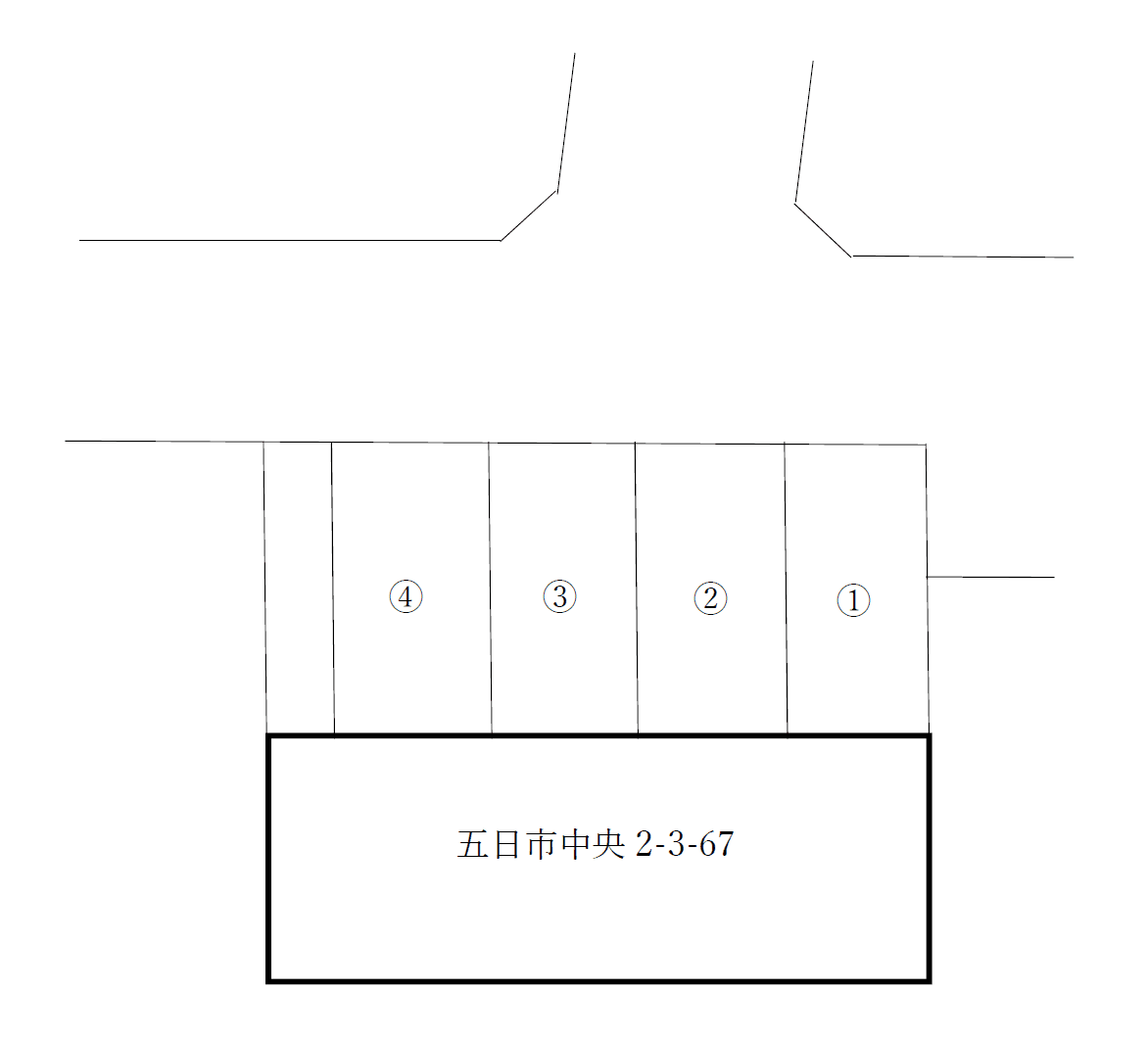 宮原駐車場の駐車配置図