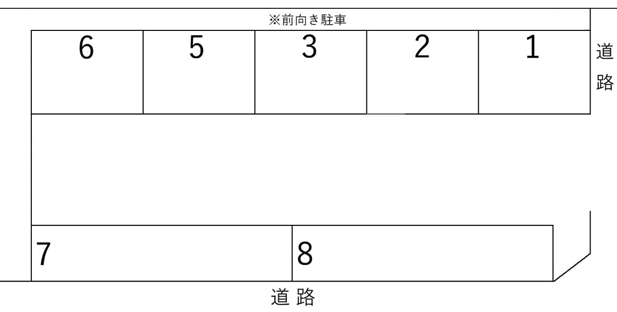 21駐車場の駐車配置図
