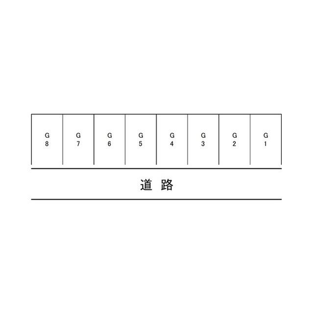 長山6丁目駐車場の駐車配置図