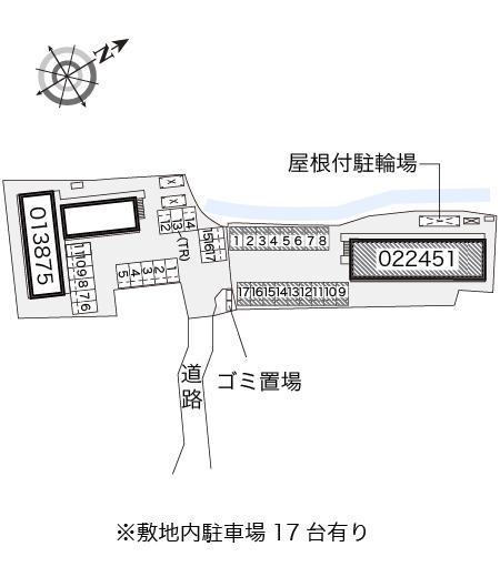 吉田Ⅱ(22451)の駐車配置図