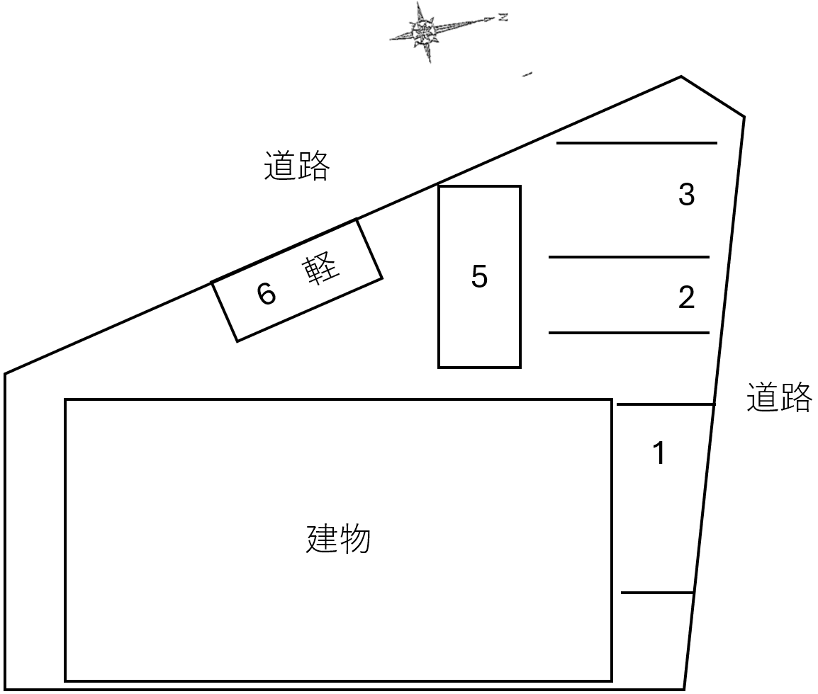 Ｒｏｙａｌ Ｐａｌａｃｅの駐車配置図