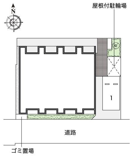二番(53172)の駐車配置図