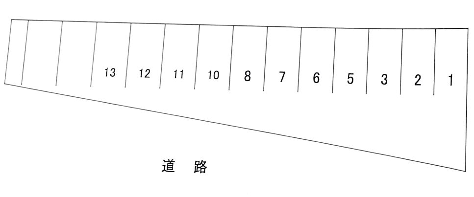 泉本町パーキングの駐車配置図