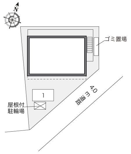 メゾン　Ｍ(31811)の駐車配置図
