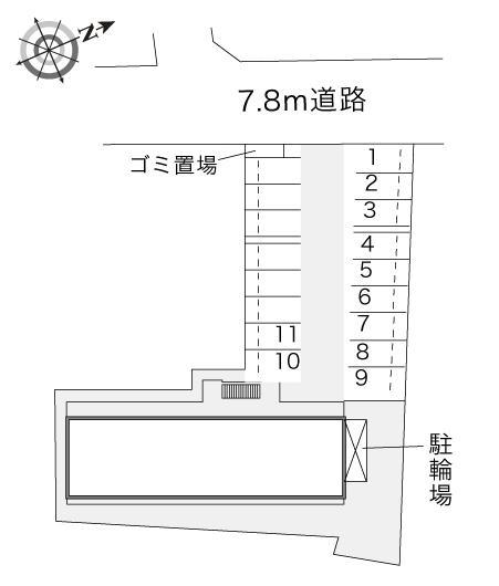 ＰＡＲＣ　ＳＩＤＥⅡ(20433)の駐車配置図