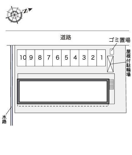 ＨＩＲＯ(30427)の駐車配置図