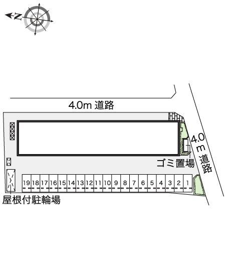 ブルーリーフ(40884)の駐車配置図