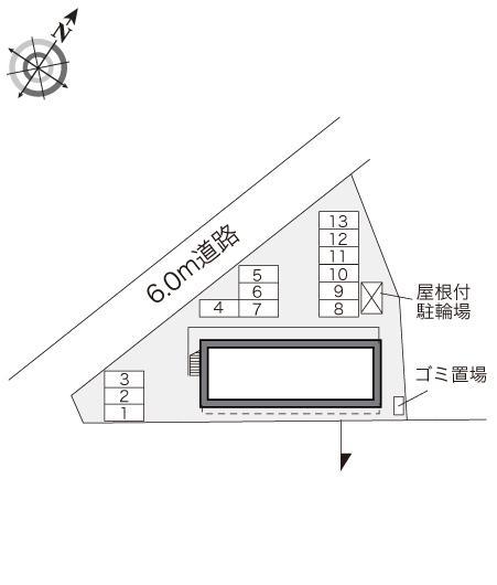 ルミエール(22804)の駐車配置図