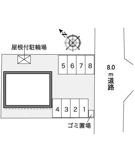 ルミニ(35450)の駐車配置図