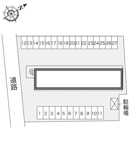 グリーンリーフ(23345)の駐車配置図