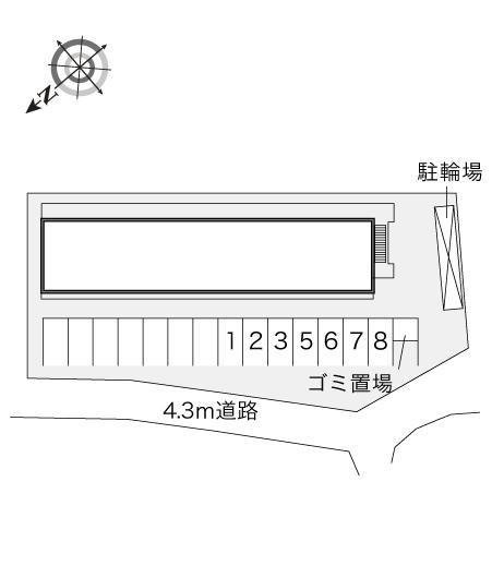 フロンティア(21454)の駐車配置図