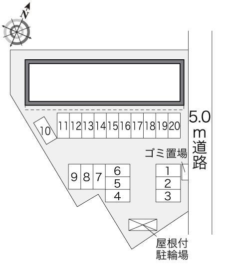 エスペランサ(32878)の駐車配置図