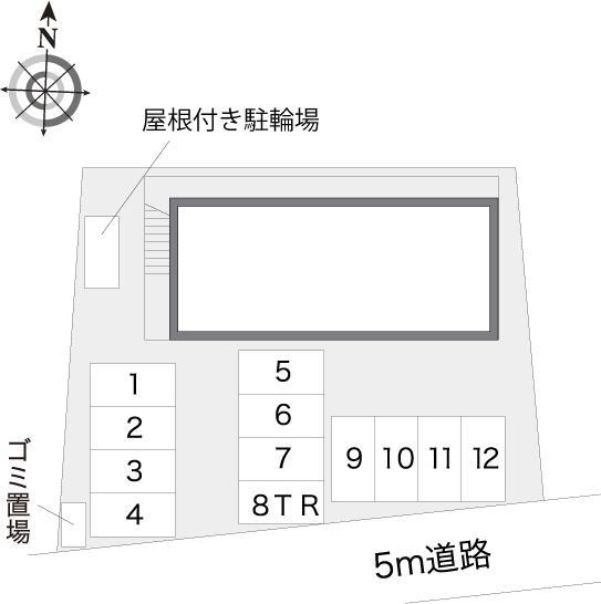 スペースシャトル(12604)の駐車配置図
