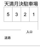 天満月決駐車場の駐車場