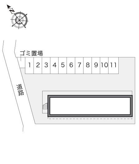 エトワール鈴木(18422)の駐車配置図