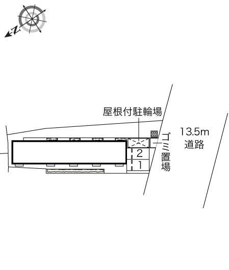 ファーストリッチ(45894)の駐車配置図