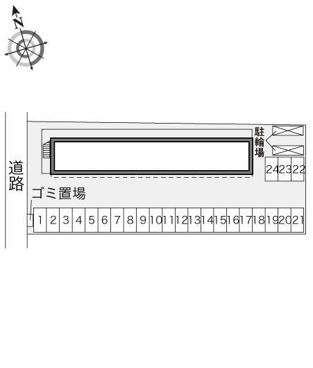 ＣＯＣＯＮ(24931)の駐車配置図
