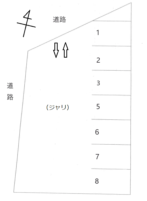 扶桑-16の駐車配置図