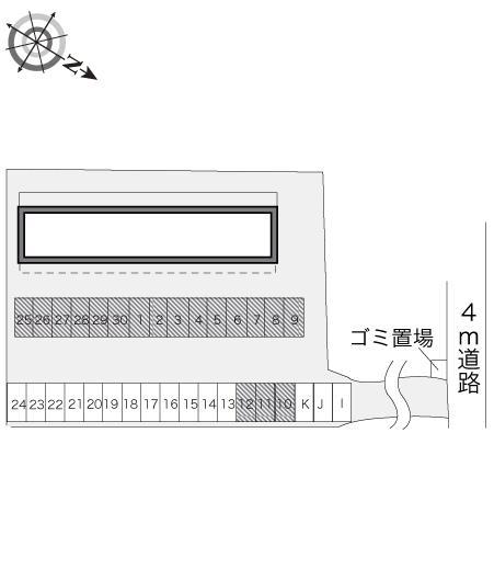 ＫＡＡＳＩ・ＹＡＹＯＩ(10868)の駐車配置図