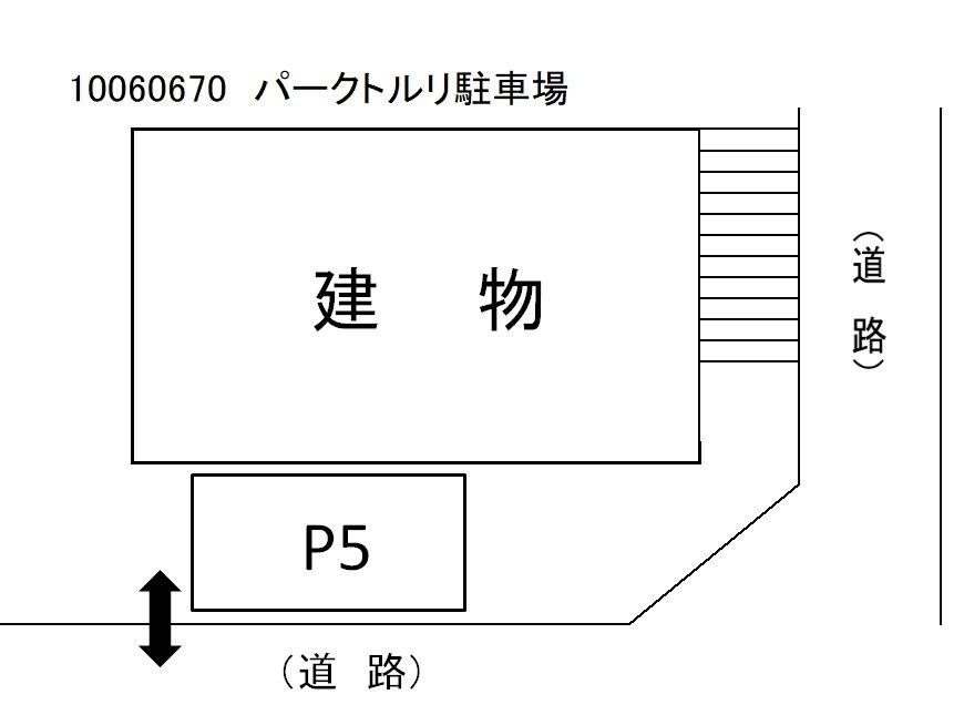 パークトルリ駐車場の駐車配置図