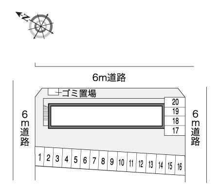 栗橋(12341)の駐車配置図