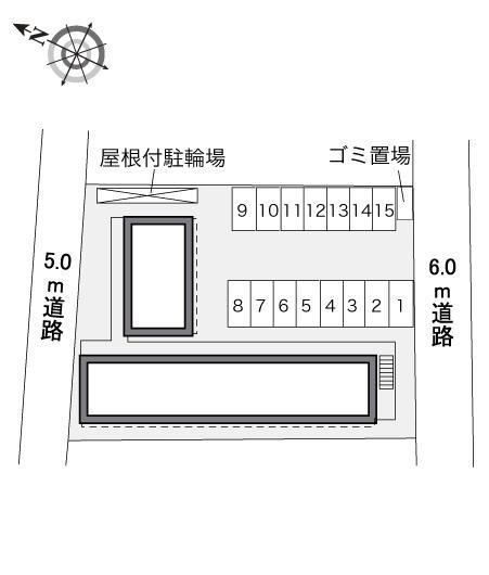 フォレスト　浅羽野(34120)の駐車配置図