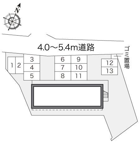 グランシャリオ(15538)の駐車配置図