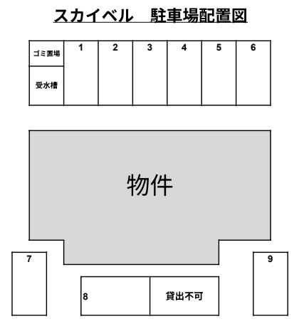 スカイベルの駐車配置図