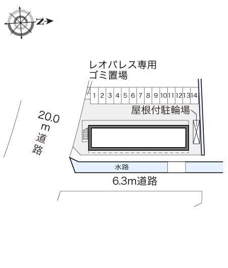 コンフォール(17985)の駐車配置図