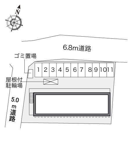 ロワール　今川(33712)の駐車配置図