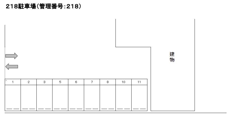 J-218の駐車配置図