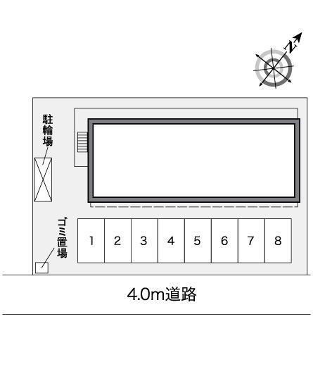 長崎南(25853)の駐車配置図