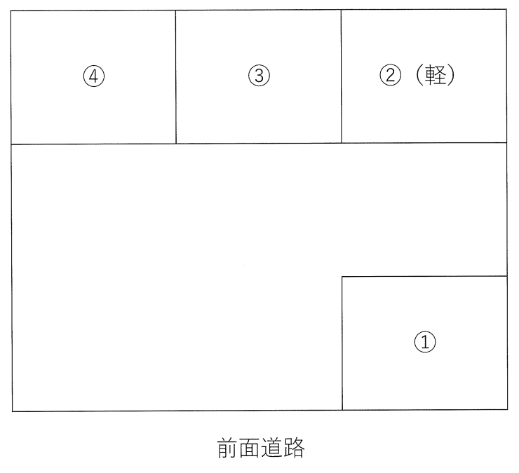 Ｍ’Ｓパーキングの駐車配置図