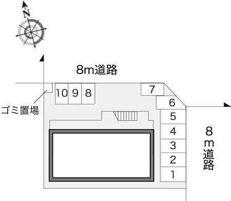よこて(12699)の駐車配置図